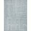 Breckenridge Hand Tufted Wool Abstract Area Rug in Blue/Ivory