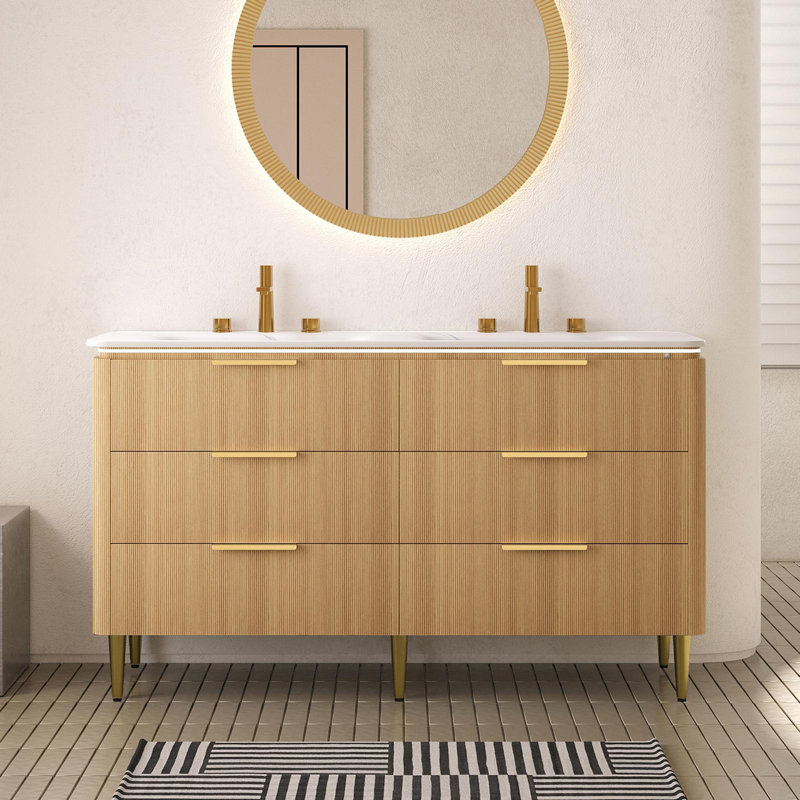 Meuble-lavabo raffiné 60 po