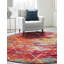 Tapis géométrique fuchsia-1330372301