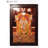 36" Standing Lord Venkateswara Mysore 3D Wood Inlay Wall Panel - Handcrafted Balaji Art for Home Temple