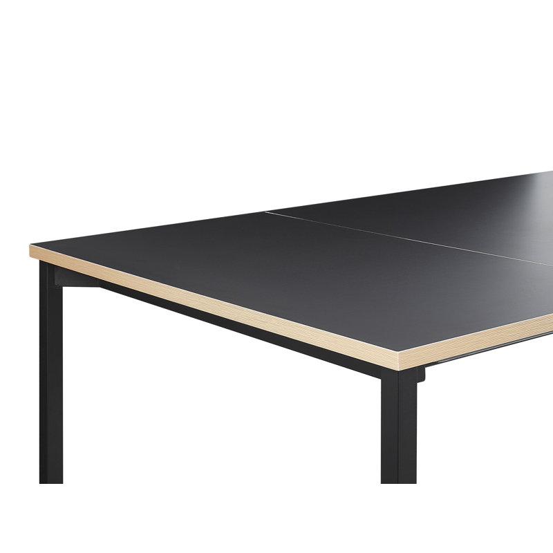 Chantey Extendable Metal Base Dining Table, H76 x L190 x W90cm