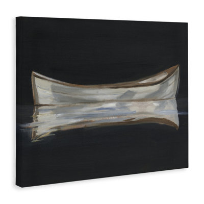 Toile réfléchissante Dark Canoe, design par Ethan Harper