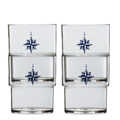 Breakwater Bay Mccrea 4 - Piece 15oz. Glass Drinking Glass Glassware Set