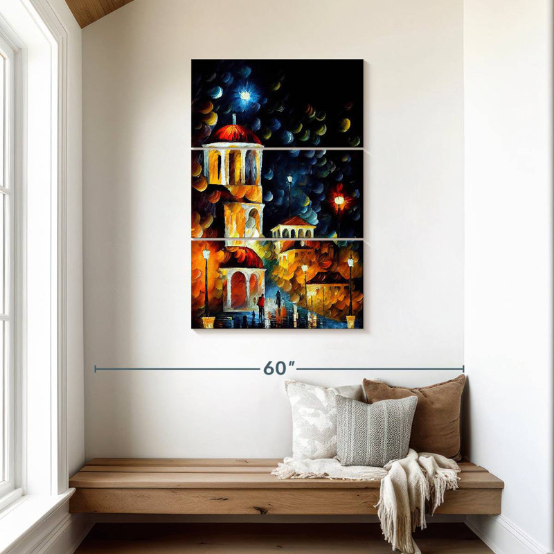 Masam Athens Night I, 45'' H x 28'' W