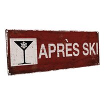 Home Decor - Custom Vintage Signs - Ski Signs 