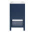 Meuble-lavabo de 24 po de conception sergé, tablette réglable et charnières à fermeture en douceur-129865374