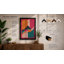 House and Triangle Geometric - Framed Print-1012901157-1012901178