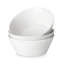 3-Piece 930ml White Porcelain China Cereal Bowl Set