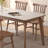 Rectangular Nordic-style ash slate dining table-109751428