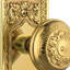 Egg & Dart Plate with Egg & Dart Door Knob-1639052027