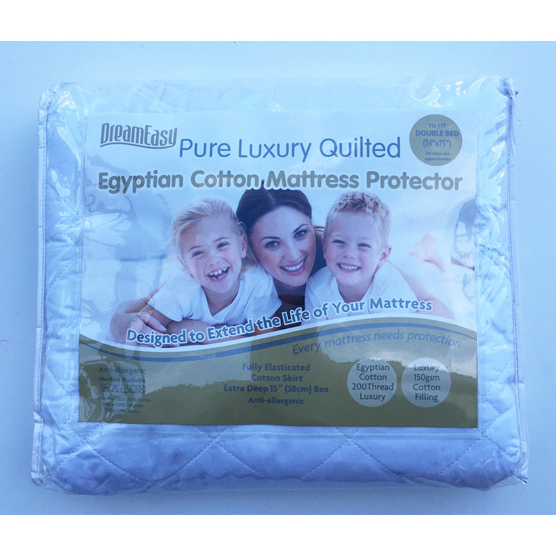 Fitted Mattress Protector Case Pack, Double (4'6)