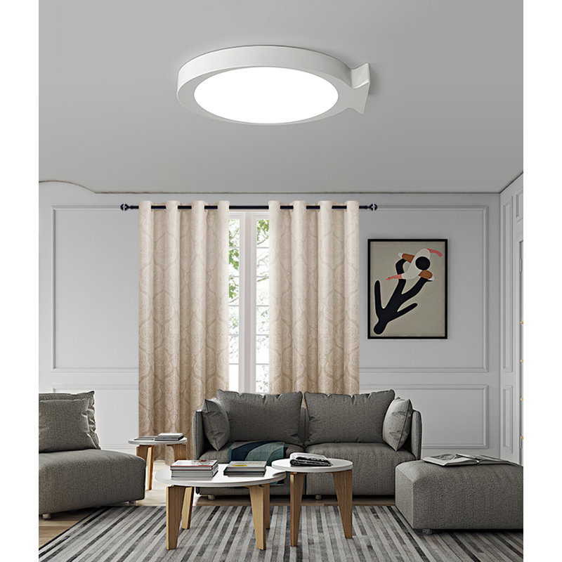 Window Curtains, Grommet, Room-Darkening, Set Of 2, 52" W x 96" L