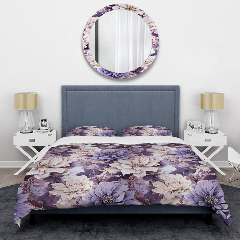 Ensemble de housse de couette Ethereal, Housse de couette pour grand lit et 2 taies décor