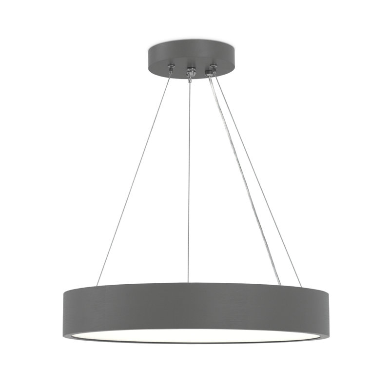 Amenda 2 - Light Drum Pendant, Grey 
