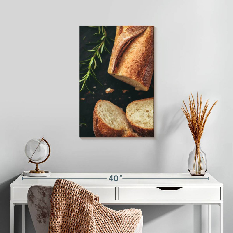 Baguette fraîchement cuite Yarlin, H 24 po x l 16 po