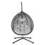 Fauteuil à suspendre en rotin avec appui-tête réglable Heafey PE-112306157-112306155