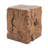 Amira Outdoor And Indoor Stump Shape MGO Side Table, Brown Finish