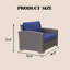 Chaise avec coussin (1 boîte)-1144314063