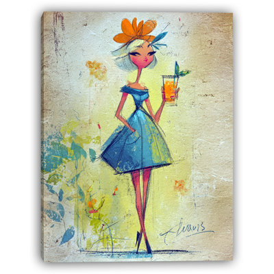 Art floral sur toile tendue