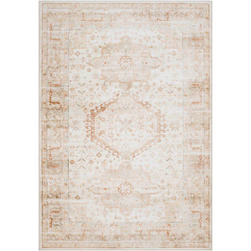 Lympsham Washable Oriental Rug, Rectangle 2'7" x 4'