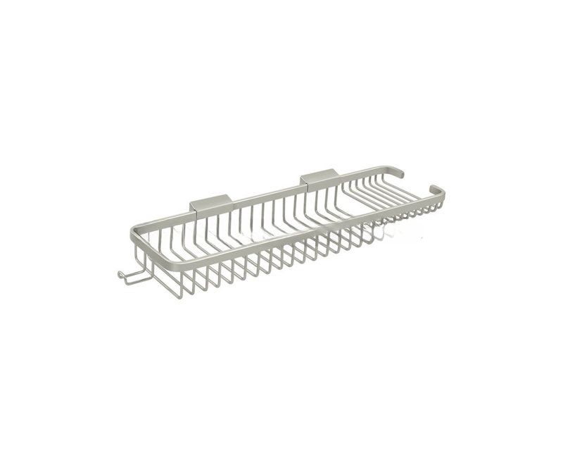 8473CC990D9B4804B2516FEFF3EBA787 Wire Basket 17-3/4", Rectangular Deep in Brushed Nickel, Brushed Nickel