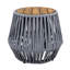 Tables portatives portatives, table d'appoint moderne de corde en bois d'acacia pour la terrasse