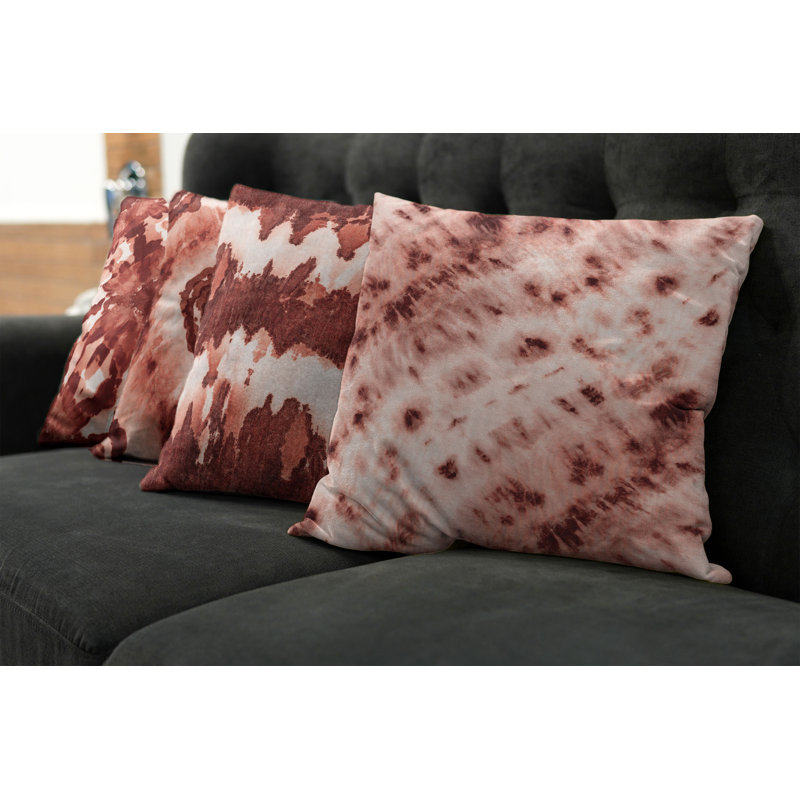 Housse de coussin Montezuma, 24 po x 24 po, Brun / beige