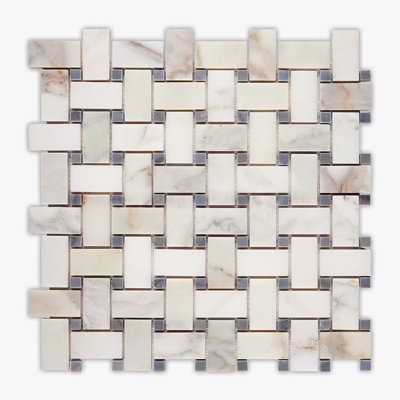 12" x 12" Marble Mosaic Wall & Floor Tile