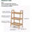 25.6"W Solid Oak End Table with Shelves-1443468322-1443468348