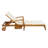 Adjustable Comfort Acacia Wood Lounge For Versatile Outdoor Elegance