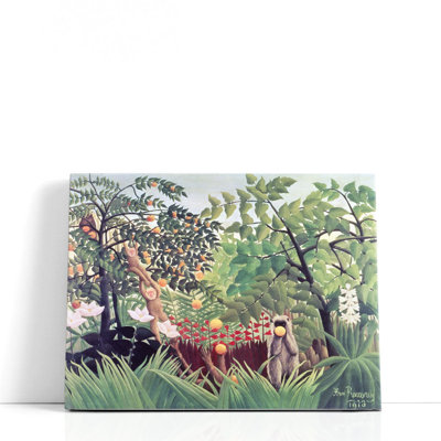 Paysage exotique, 1910, reproduction d'art sur toile