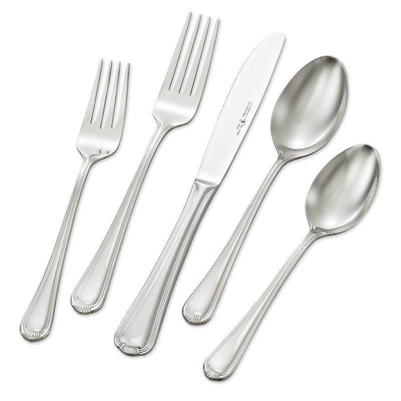 Alcea 53 Piece Flatware Set Polished