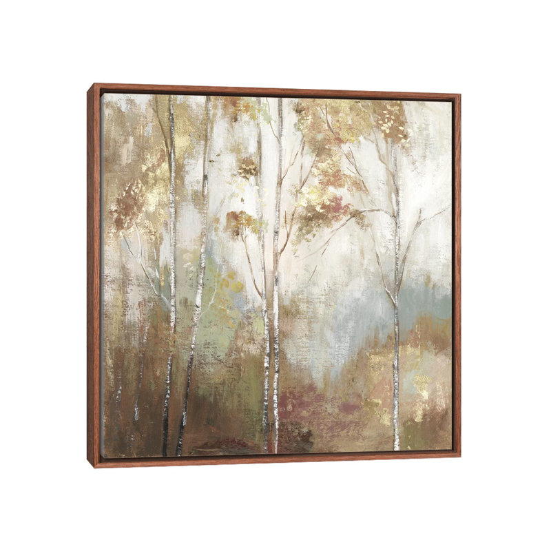 «Fine Birch II» par Allison Pearce - reproduction d'art, H 37 po x l 37 po x P 1,5 po, Toile avec cadre en bois classique