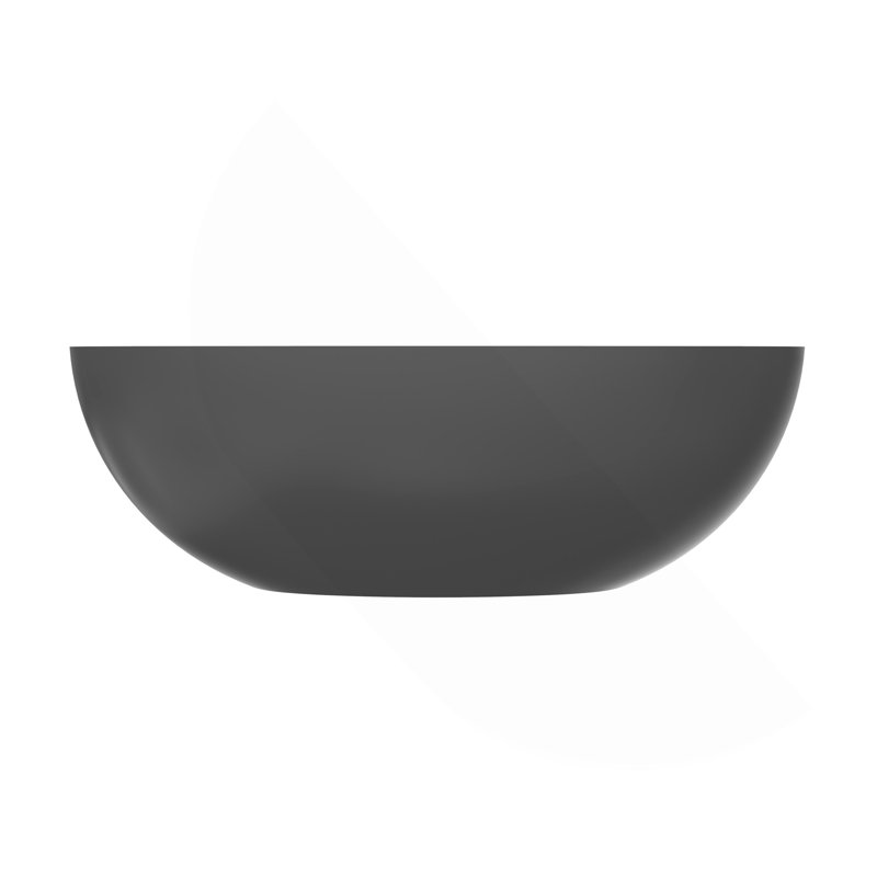 65.2 Inch Freestanding Solid Surface Soaking Bathtub For Bathroom