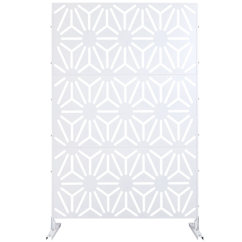 Outdoor & Indoor Privacy Screen, White