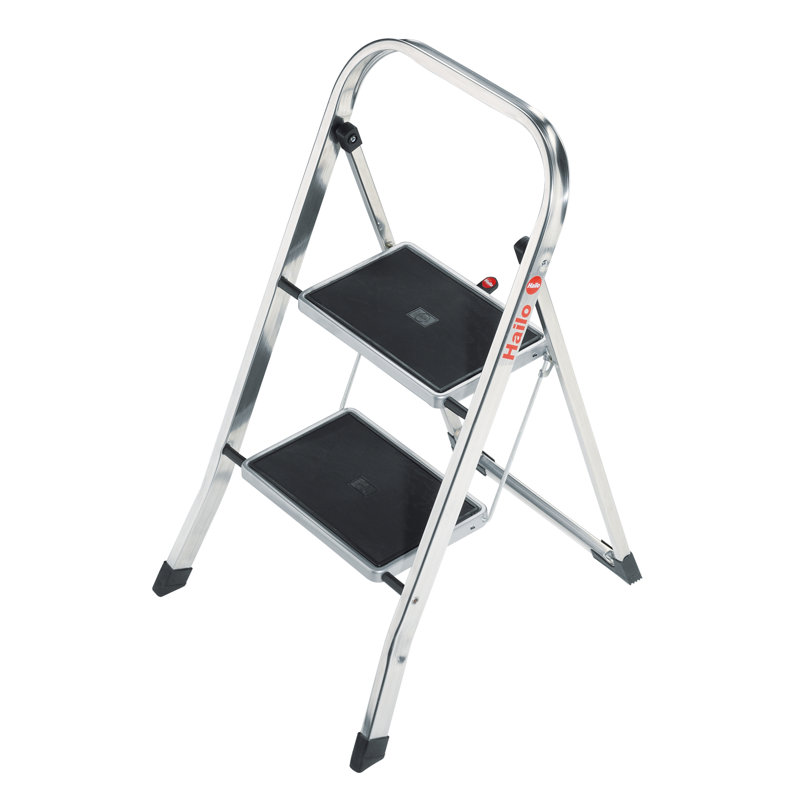 Marchepied en aluminium 2 marches avec capacité de charge de 330 lb