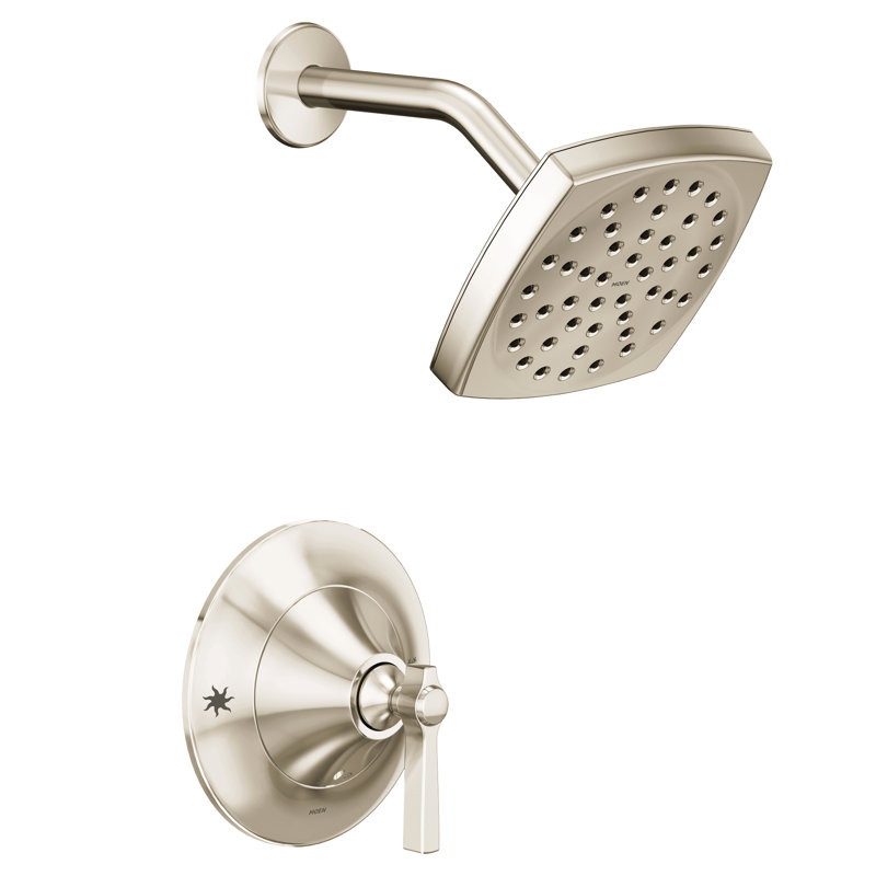 Flara Eco Shower Pressure-Balanced Shower Faucet with Posi-Temp, Polished Nickel