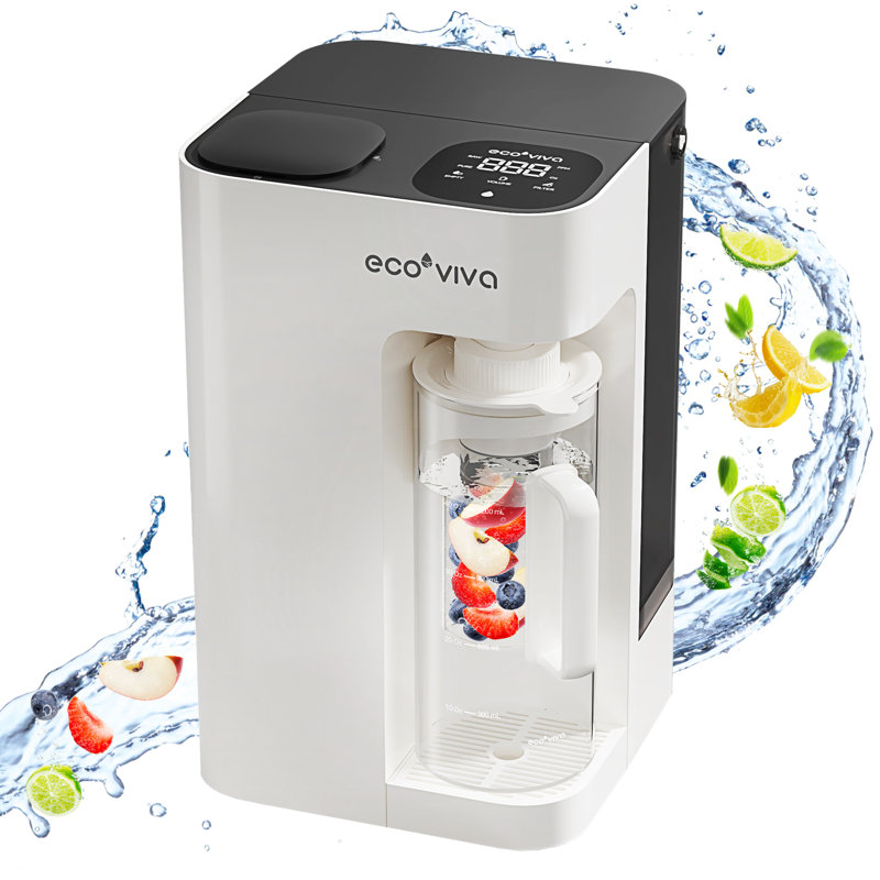 Pichets de rechange pour filtre à eau pour système d'osmose inversé de comptoir WFWP-RO-MATE3, Blanc