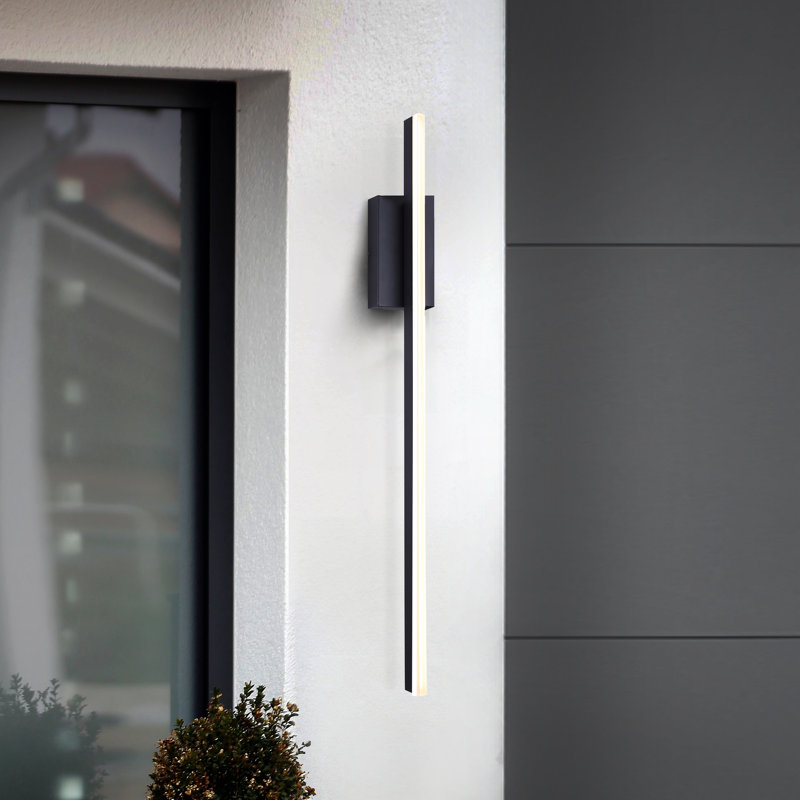 Black LED Outdoor Light