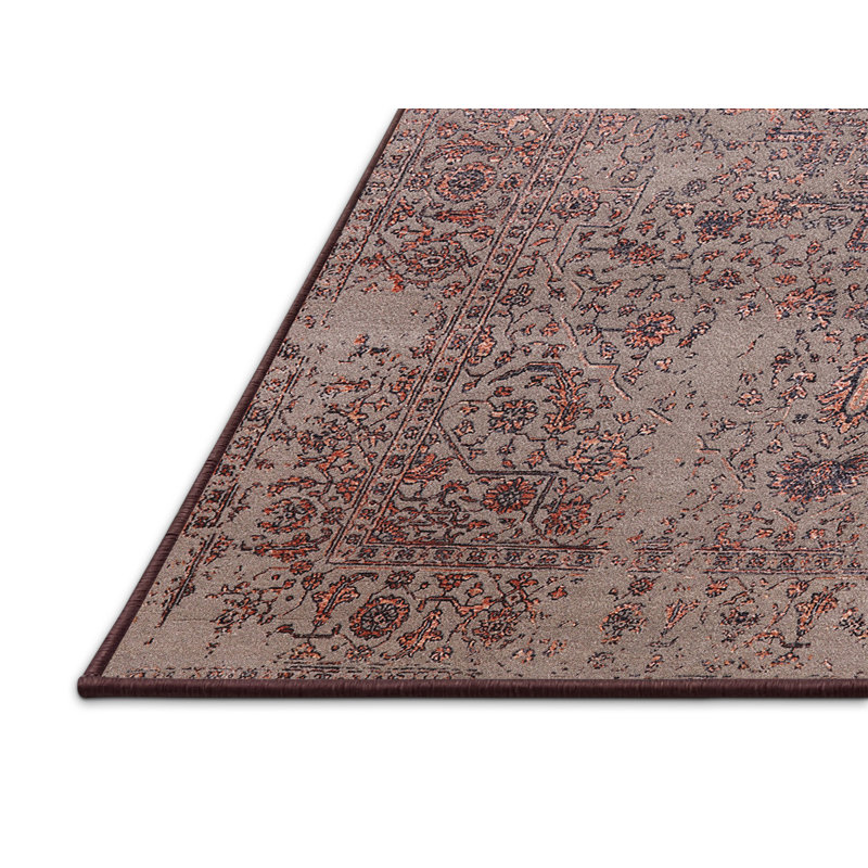 Tapis oriental brun clair Huguley, Rectangle 2 pi x 3 pi