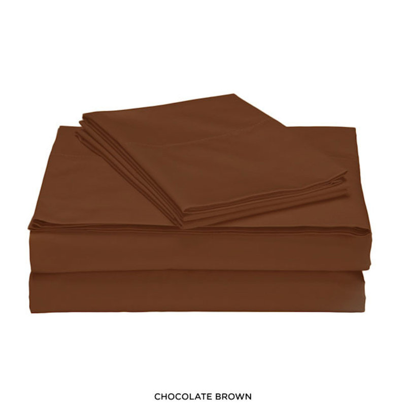 Microfiber Sheet Set, Chocolate