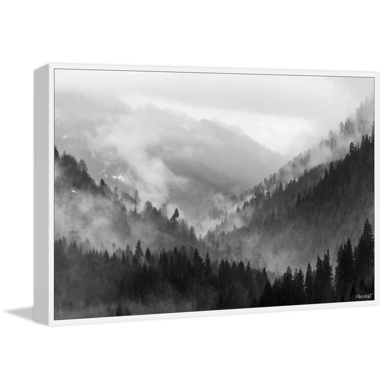 Mountains Are Calling - Peinture sur toile, Toile sur cadre, Pas de tapis, L 18 po x H 12 po x P 1,5 po