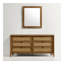Commode 6 tiroirs avec miroir Vichy
