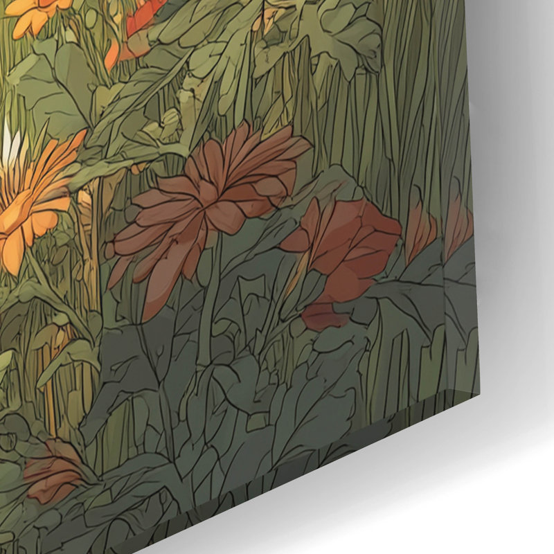 Art mural en verre 12 "x 16"