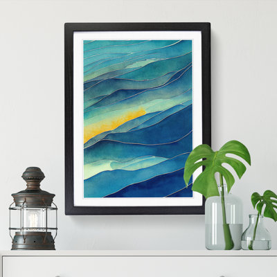 Watercolour Ocean Vol.1 1 Piece Single Picture Frame Wall Art