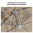 335.3cm X 274.3cm Rectangular Cantilever Parasol-34074728