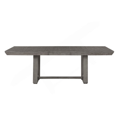 Modern Rustic Design Grey Finish 1Pc Dining Table With Separate Extension Leaf Casual Dining Room Furniture