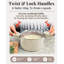 Gotham Steel Stock Multipurpose Pasta Pot with Strainer Lid & Twist and Lock Handles-22394456-109344455
