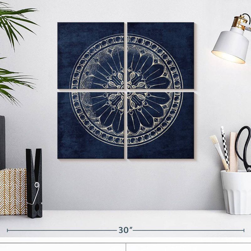 Lilie Rosette I Indigo