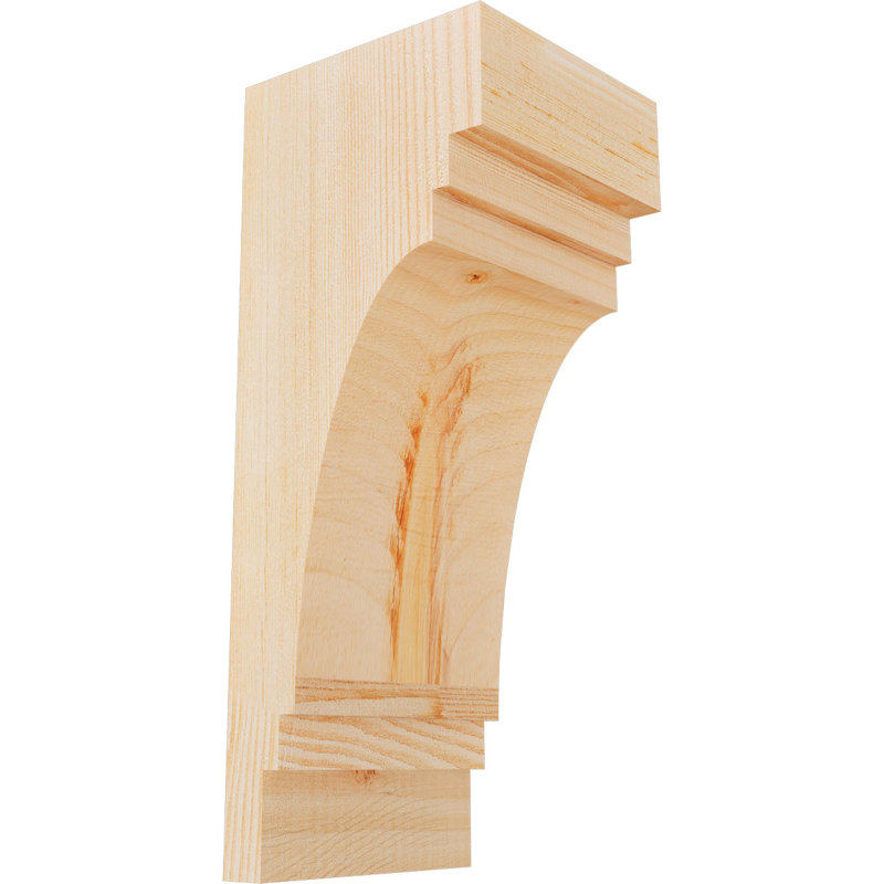 Corbeau Pescadero, H 14 po x l 5,5 po x P 6 po, Sapin de Douglas, Lisse